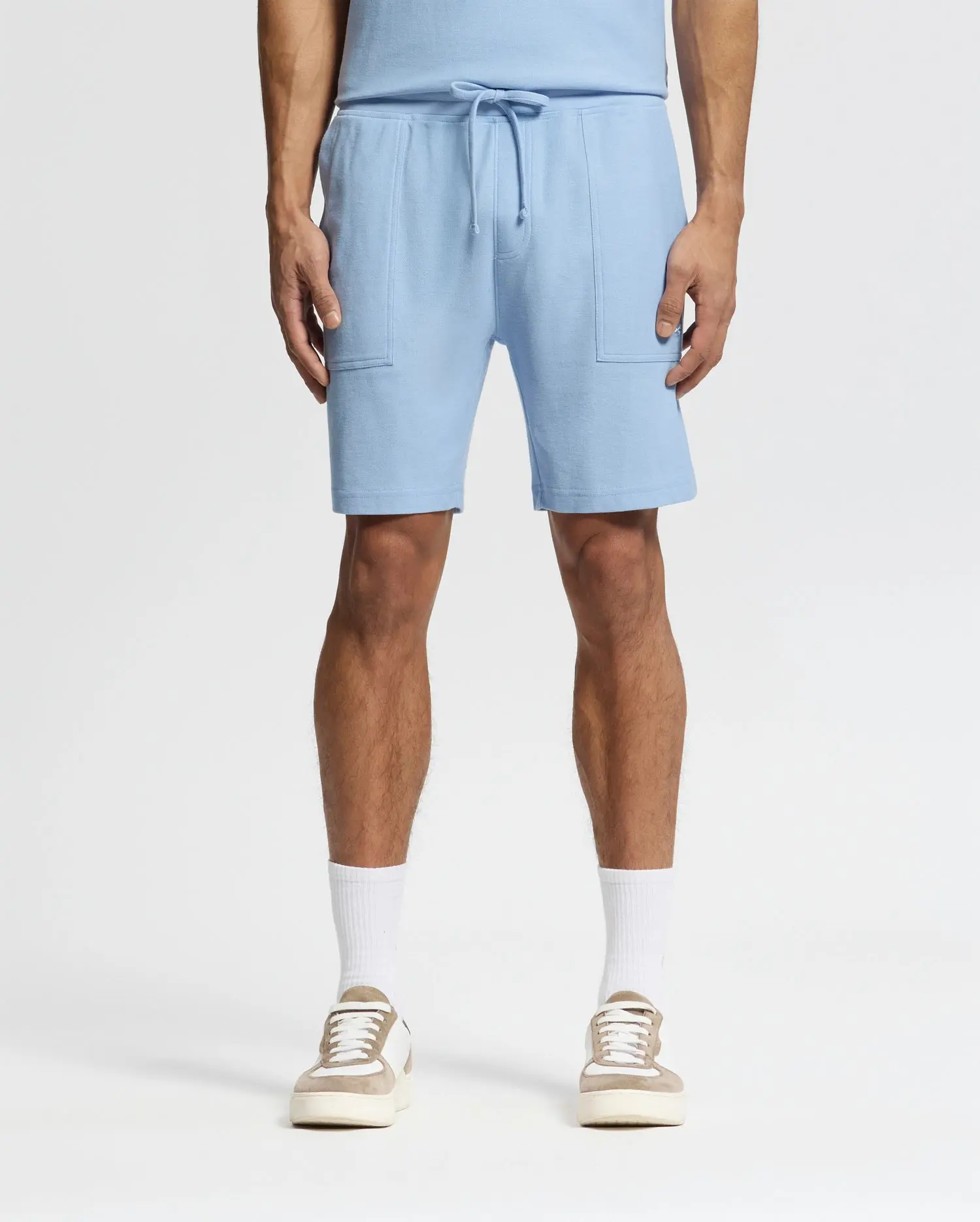 MENS TAYLOR LIGHT PIQUE SWEATSHORT - B6R344F200