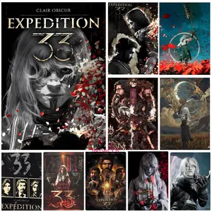 C-Clair Obscur Expedition 33 Poster Bedroom Home Decor Art Poster Perfect Gift for Family and Friends