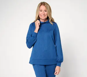 Belle by Kim Gravel Cable Chic Hoodie