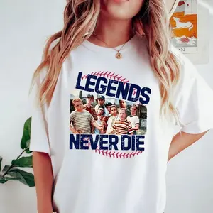 1990s Sandlot Legends Live On In Retro Baseball Tees For Women And Team Crew Shirts