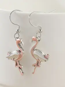 Vintage Creative Dual Color Bird Earrings and Animal Earrings, Perfect for Holiday Parties, Ideal Gift for Her, Elegant Style, All Seasons