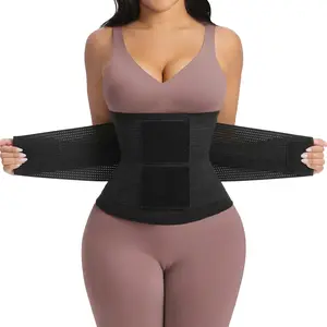 YIANNA Waist Trainer for Women Tummy Control Waist Cincher Sport Girdle with Steel Boned
