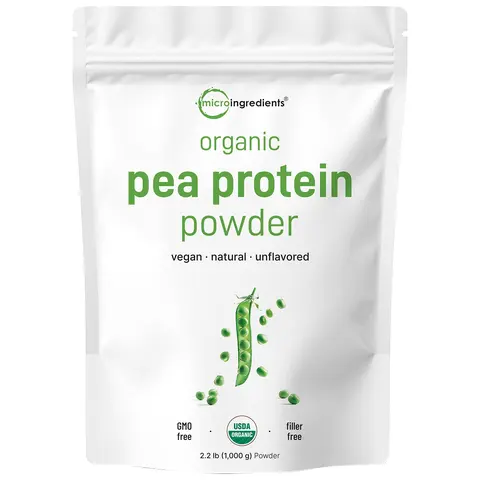 Micro Ingredients Organic Pea Protein Powder 2.2 Pound