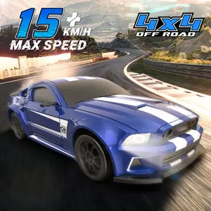 Remote Control Drift High Racing  1:24 Scale RC Drift Car 4WD 2.4GHz 30KM/H  Speed Racing Sport Toy Car with LED Lights Racing and Drift Wheels