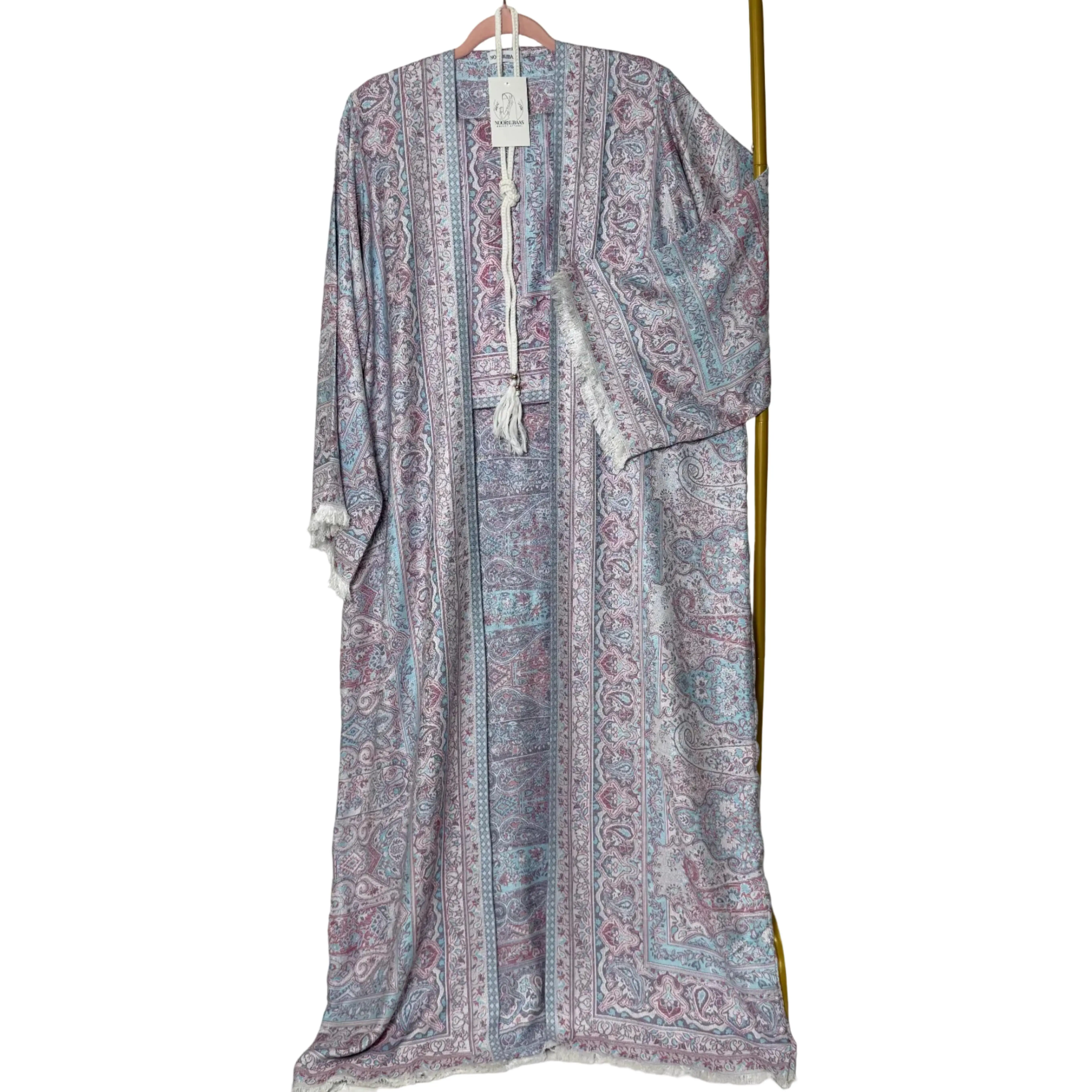 Pastel Bloom- Pashmina Abaya
