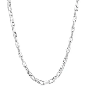 Men's 14k Gold (43gram) or Platinum (80gram) 4.5mm Link Chain Necklace 22"