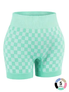 5-Piece Checkmate Active Shorts | Dopamine Outfit