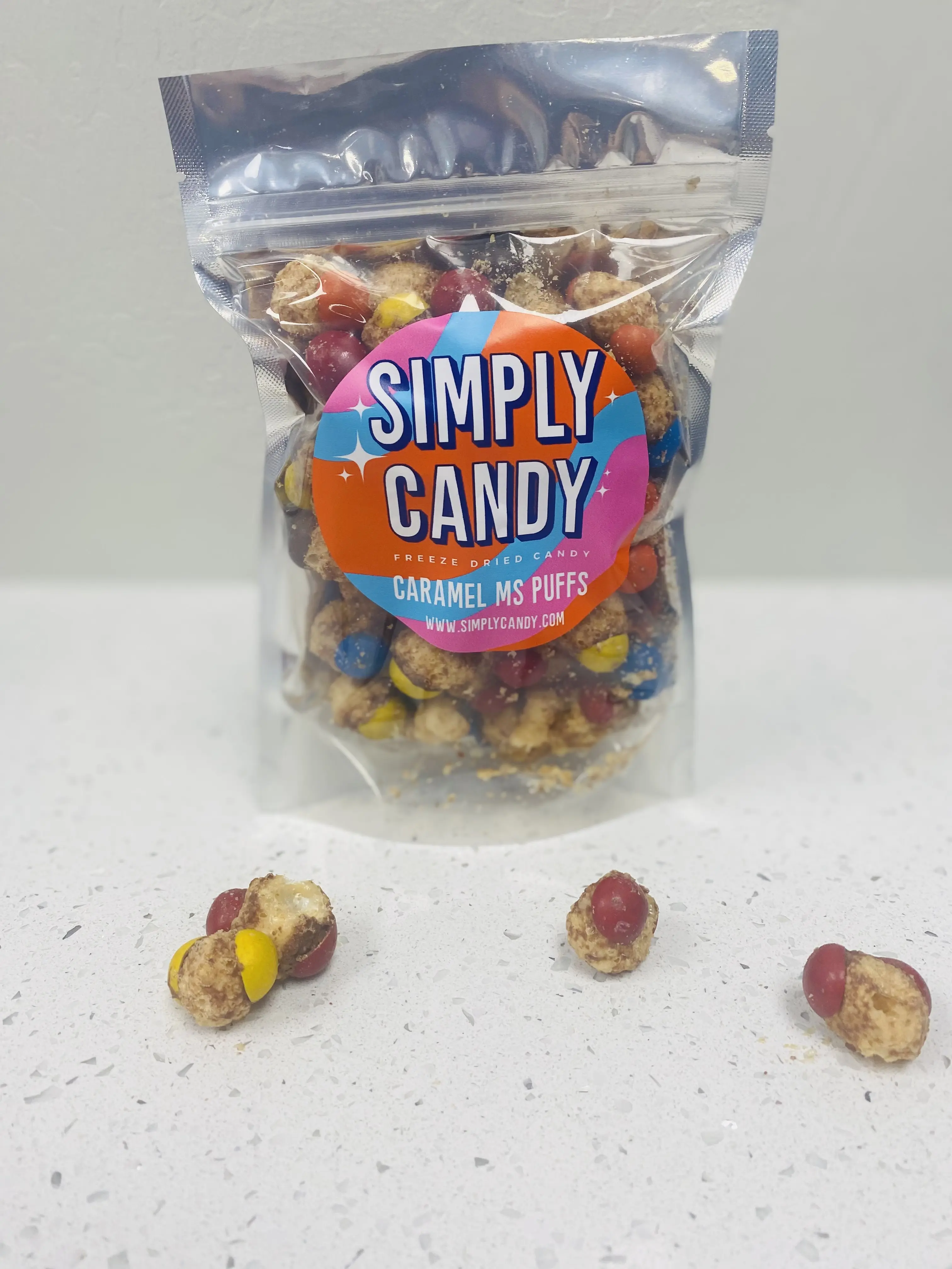 Freeze Dried Caramel M's Candy Crunchies Freeze Dried Caramel M's Candy Crunchies
