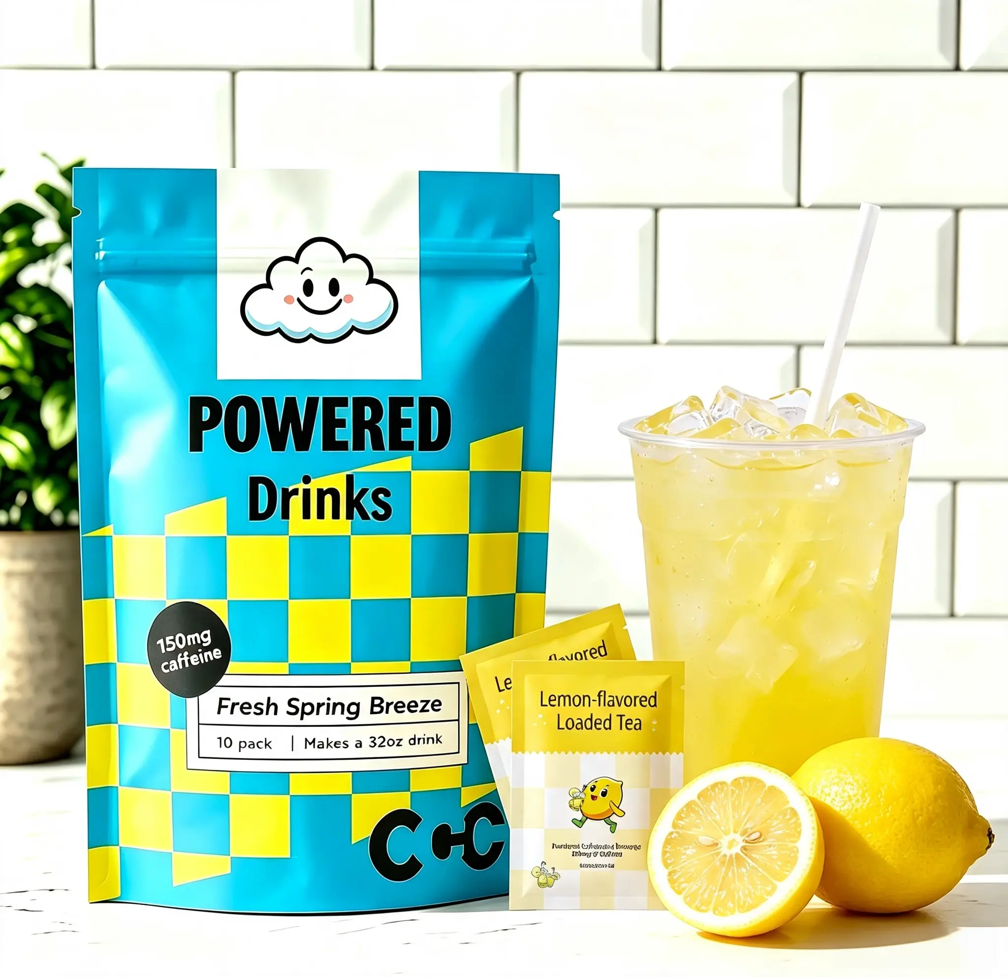 Loaded Lemonade 10-Pack Mixed Variety Summer Wins Pack, 24oz Powdered Hydration Powder Drink Mix, Caffeinated Natural Boost On-the-Go Packets