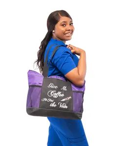 Nurse Work Bag (Tote Bag) - Purple