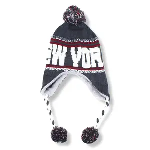 Double Pom Pom New York Beanie | Classic Winter NYC Beanie (4 Colors)