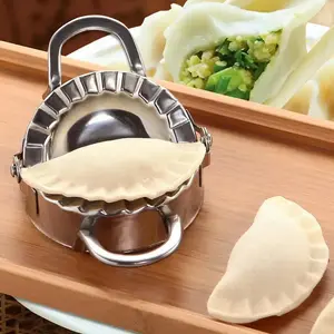 Stainless Steel Dumpling Mold, 1 Count/2 Counts Dumpling Skin Mold,  Household Kitchen Dumpling Maker for Home Dining Room Barbecue