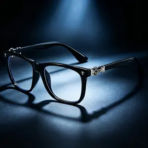 Retro Thick Square Eyeglasses for Men and Women, Influencer Style Non-Prescription Fashion Frames with a Face Slimming Effect, Accessories For Women