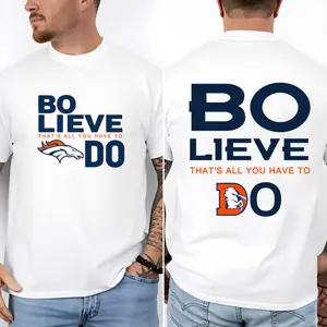 🏈   Double-Sided Denver Football 100% Cotton Shirt, Must-Have for True Supporters – Great Holiday Gift! Go Denver # ViralTees # TikTokMadeMeBuyIt. # TikTokShop. # TrendyTees