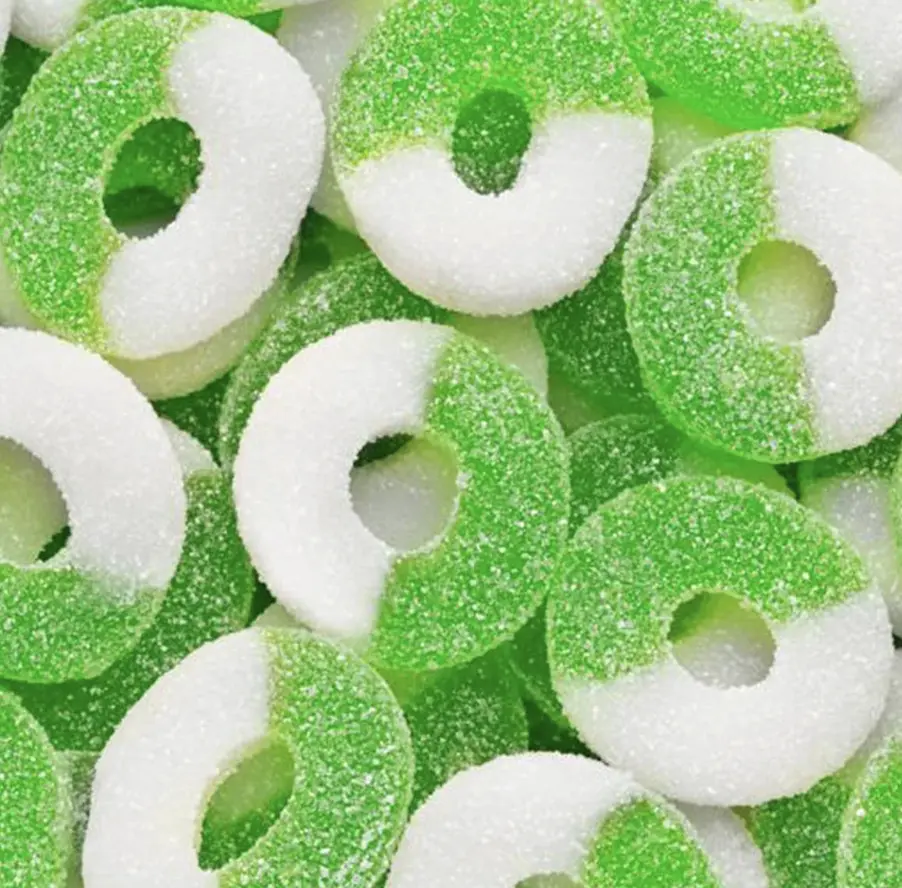 Apple Rings Gummies Sweet 8 oz Candy