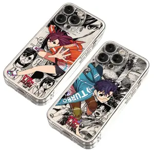 Dandadan Anime Cute Phone Cases For iPhone 17 16 15 14 13 12 11 Promax Pro Air Plus Soft TPU Transparent Shockproof Protective Cover Protection