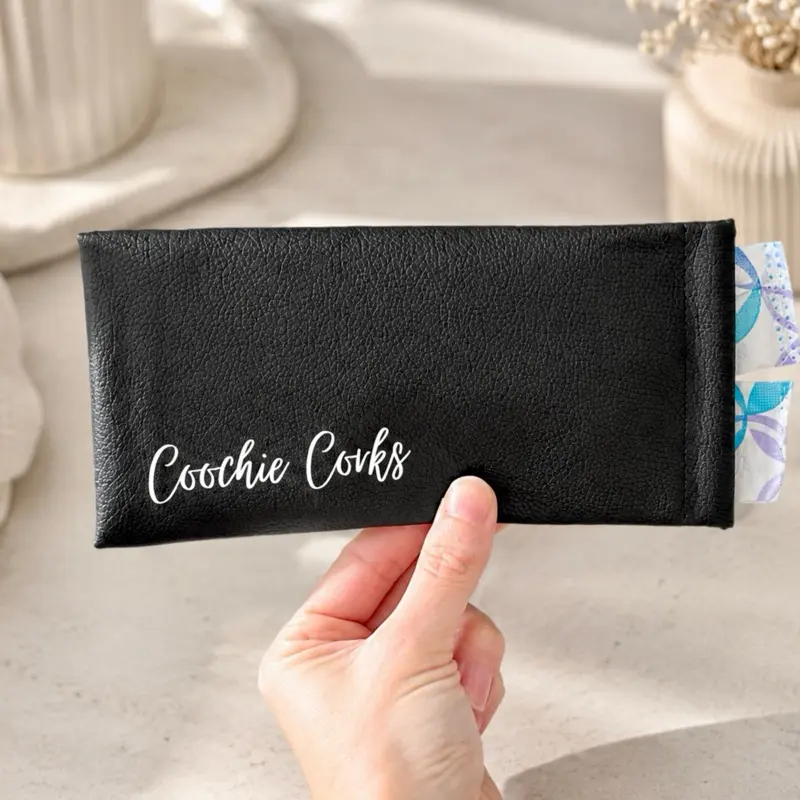 Coochie Corks Tampon Storage Bag for Purse- Funny Stocking Stuffers for Women
