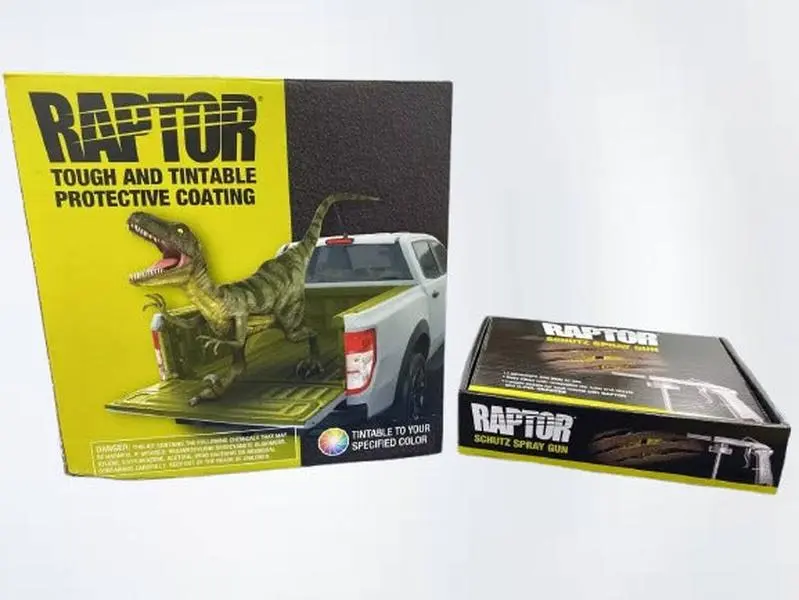 TINTABLE U-POL 821G Raptor Truck Bed Spray-On Liner Kit 821 with Gun
