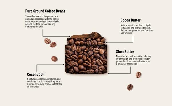 Dak Lak Coffee Body Polish - 100% Vegan Cosmetics Smooth