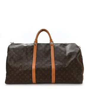 Pre-owned Louis Vuitton PVC Tote Bags Monogram Keepall 60 4000026757533