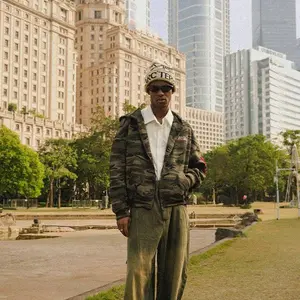 Urban Camo Zip-Up Hoodie