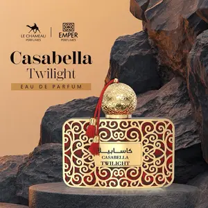 Casabella Twilight Eau de Parfum - Rich Fusion of Juicy Fruits & Florals with Earthy Woods & Leather for Mysterious & Elegant Moments