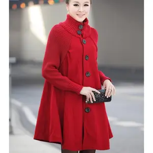2025 Winter Plus Size Women's Mid-Length Loose Woolen Trench Coat Cape for Cold Weather casual buttoned top plush jacket warm daily wear woman puffer shoulder outerwear solid zip-up pocket jacket long sleeve pocket jacket merch clothes