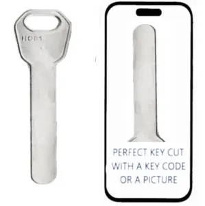 KEY CUT SERVICE + HO01 Mechanical Test Key for Honda Acura Models (NO CHIP)
