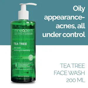 Tea Tree Face and Body Wash – Gentle Daily Cleanser with Aloe Vera, Panthenol & Bisabolol – For Acne-Prone & Oily Skin – Balances Sebum – Refreshing & Non-Drying Formula