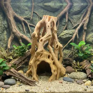 Aquarium Terrarium Tall Mangrove Root Cave Aquarium Terrarium Tall Mangrove Root Cave