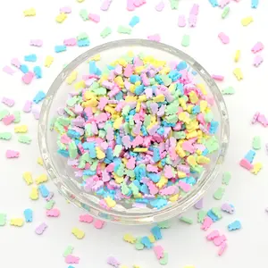 Easter Polymer Clay Sheets, Rabbit Shape Decorations, Resin Lip Gloss Crafts, Scentless Mud Water Ornaments, Holiday Decoration