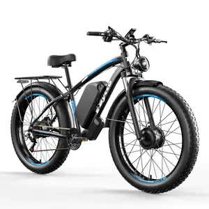 E·BYCCO 24" EB10 Peak 6000W 52V 32Ah Electric Bicycle with dual motors for women and men bikes