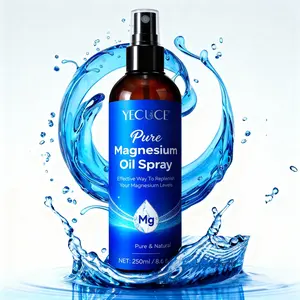 250ml YECUCE concentrated magnesium chloride oil spray skin care essential oil boosts energy levels and maintains healthy skin suitable for use after exercise.