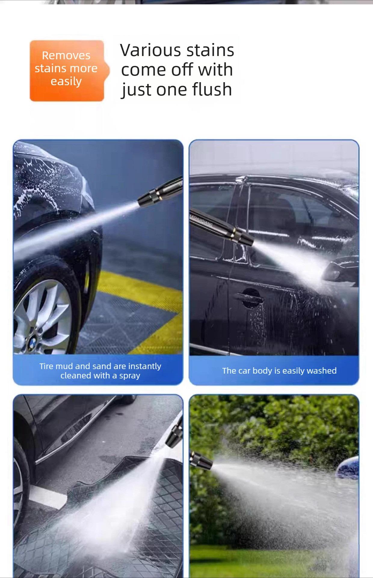 Home Hige Pressure Car Wash Water Gun with Booster Nozzle Home Hige Pressure Car Wash Water Gun with Booster Nozzle