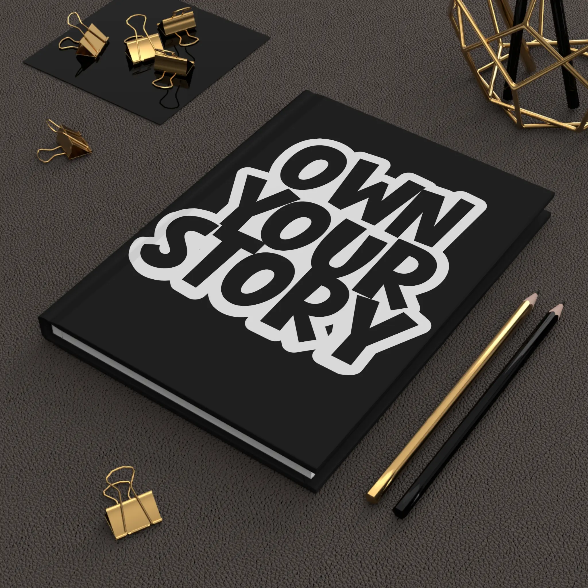 OWN YOUR STORY Blank Journal for Writing and Sketching - Hardcover Matte Journal, Notebook, Diary, Sketchbook, Scrapbook, 5x7 inches