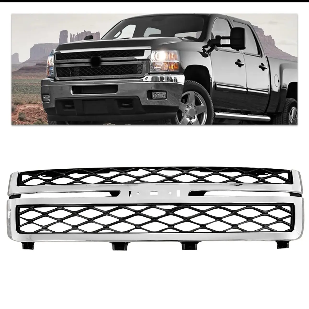 Hd grille silverado 2500 11-14