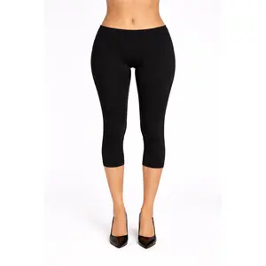 Cotton Jersey Capri Leggings