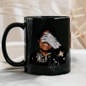 [SALE UP TO 50%] Movie Inspired Jackson 90s Vintage Mug Signature Michael Trend Jackson Ceramic Mug, Vintage 90s, Michael Coffee Mug, Jackson Mug