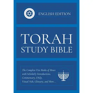 Torah Study Bible - English Edition: The Complete Five Books of Moses with Scholarly Introductions, Commentary, FAQs, Visual Aids, Glossary