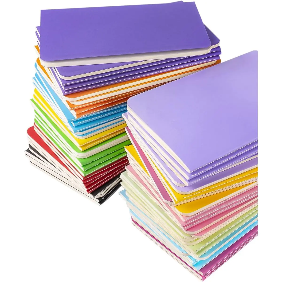 60 Packs Plain&Colorful Cover