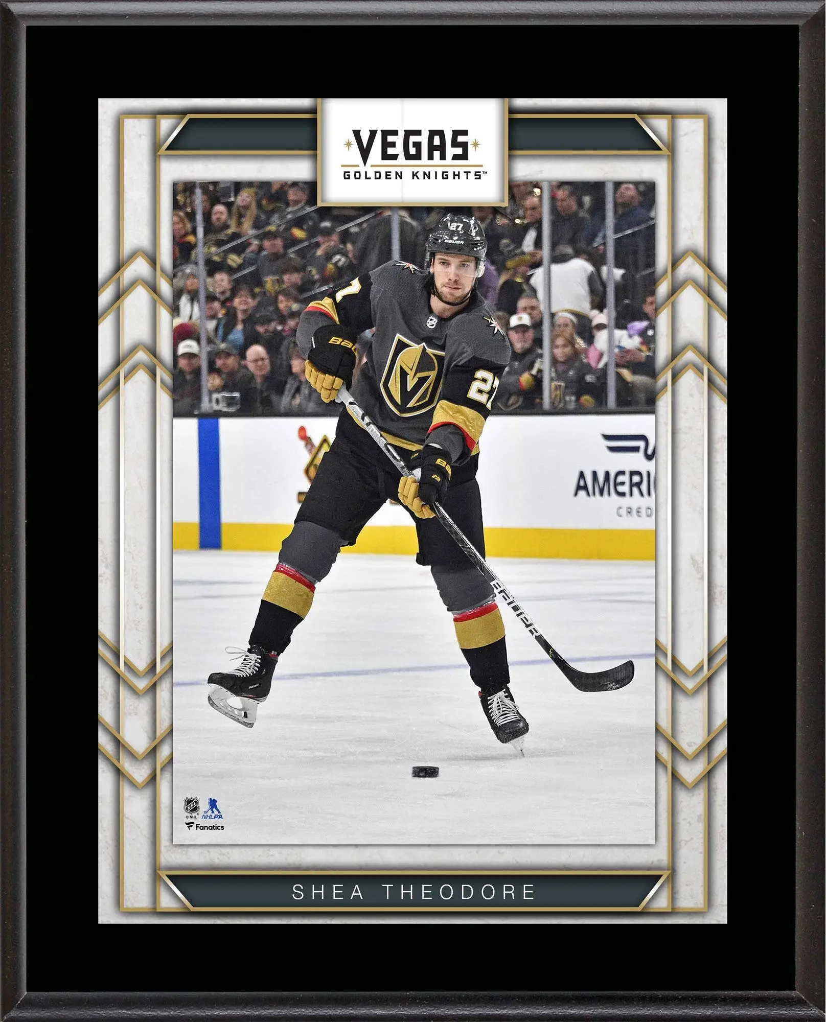 Shea Theodore Vegas Golden Knights 10.5" x 13" Sublimated Player Plaque