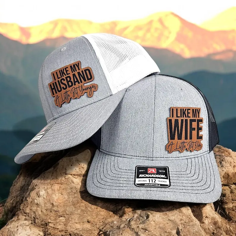 I Like My Wife A Little Bit Older Hat,Funny Couples Hat Gift, Matching His And Hers Hats