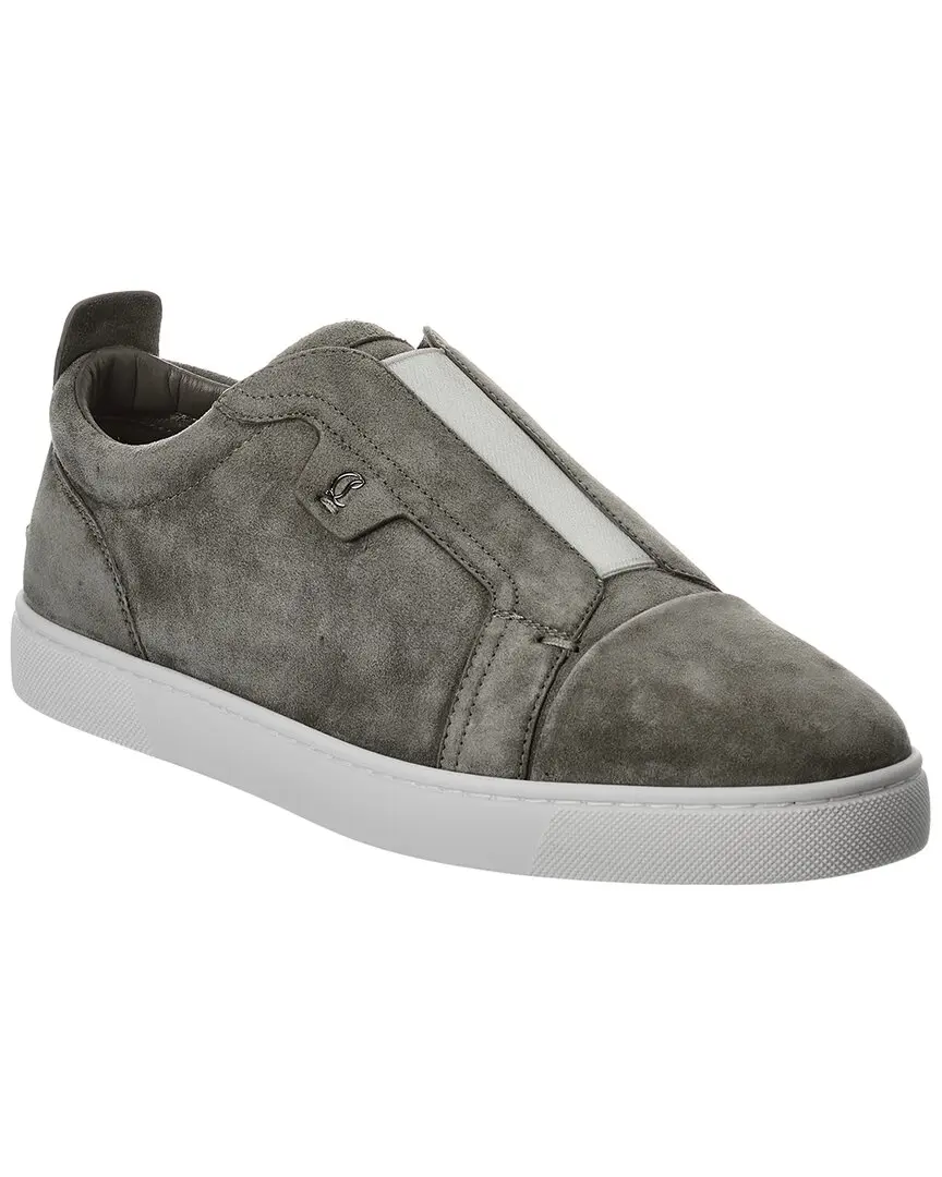 Christian Louboutin St Louis Suede Slip-On Sneaker