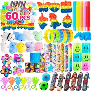 Easter 2026 Gift 60-Pack Kids Party Favors  Fidget & Sensory Toys for Goodie Bags, Prizes & Classroom Rewards
