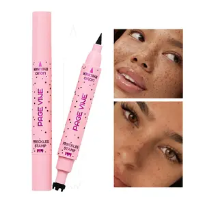 3PCS Dual-Use Freckle Stamp and Eyeliner Pen for Quick Makeup Looks – Create Faux Freckles and Sharp Winged Eyes with One Tool, Great for Travel, Festivals Lipliner Cosmetic Waterproof Longwear resistant freckle eyelinerstamp