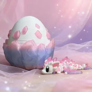 Cute-style Dragon Egg Cute Creature Collectible Set – A variety of ornaments with lovely themes, suitable for car interior or desktop decoration.It is a unique gift choice for men, women and friends, ideal for gifting occasions including birthdays, Valen