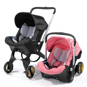 #Summervibes All-in-1 Convertible High-View Stroller, Latch Base-Free Baby Carriage with Reversible Seat, Lightweight Foldable Infant Traveling Stroller for Babies, Mother's Day Gift, Lightweight Stroller
