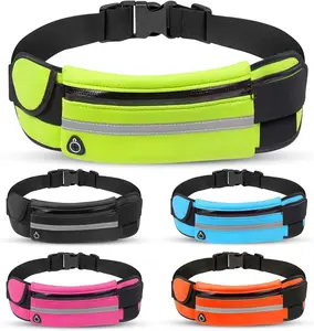 Slim Running Phone Holder Belt HANDS-FREE FITNESS MUST-HAVE Waterproof Waist Pack w WATER BOTTLE HOLDER Keep Drinks Cool for Running Cycling GymLife WorkoutHack Vests