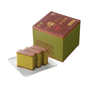Kyosaga Horakuan Japanese Matcha Castella Cake - Authentic Nagasaki Sweet Treat, 110g