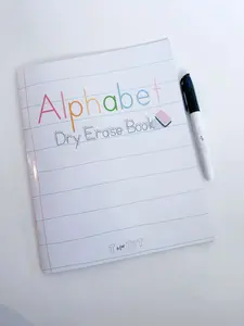 Alphabet Dry Erase Book + Marker